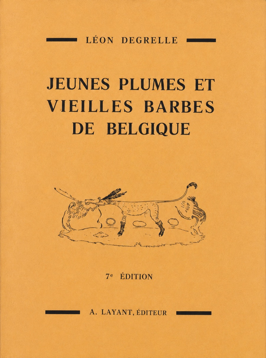 Pochette : Jeunes Plumes et Vieilles Barbes de Belgique